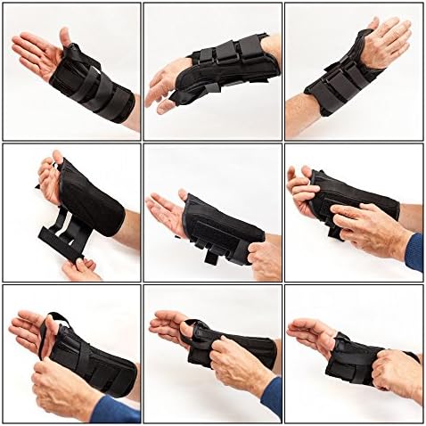 Wrist Brace with Thumb Splint for Carpel Tunnel Relief, Wrist, Hand, Thumb Support (Right)