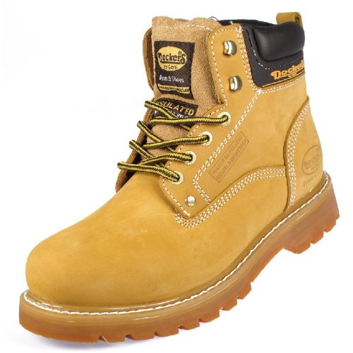 Dockers 271021 Herren Stiefel Nubukleder, Golden Tan, Größe 45