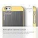 iPhone 6S Case, elago® [Outift Matrix][Creamy Yellow/Dark Grey] - [Premium Hybrid Construction][Brushed Aluminum][Spark Design Award] - for iPhone 6/6S