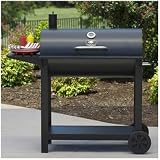 Portable Traditional Barrel Barbeque Grill