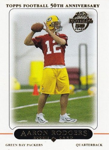 2005 Topps # 431 Aaron Rodgers RC - Green Bay Packers (RC - Rookie Card) (Football Card) Super Bowl MVP