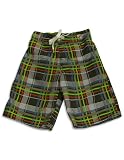 Charlie Rocket - Boys Plaid Swimsuit, Multi (Size 6)