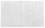 Park B. Smith Pebble Stripe Zero Twist 24 by 40 Bath Rug, White 51c67OHeyoL. SL160 Park B. Smith Pebble Stripe Zero Twist 24 by 40 Bath Rug, White