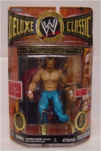 WWE Jakks Pacific Wrestling Exclusive Deluxe Classic Superstars Series 3 Action Figure Jake the Snake Roberts by Deluxe Classic 2