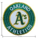 Oakland Athletics Patch Emrbroidered Iron on Patches Free Shipping From Thailand