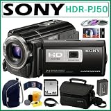 Sony HDR-PJ50V 1080p High Definition 220GB Handycam Camcorder with Wide Angle G-Lens and 3-inch Touch-Screen + 16GB Deluxe Accessory Kit