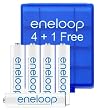 Sanyo Eneloop AAA 5 Pack Batteries HR-4UTGB-4BP-CASE - delivered in "eneloop" Safe-Box