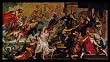 Peter Paul Rubens (Paintings cycle for Maria de 'Medici, Queen of France, scene: Apotheosis of Henry IV and homage Maria de' Medici's) Gold Wood-Mounted Art Poster Print - 13" X 19"