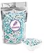 m&m Light Blue & White Milk Chocolate 2lb (2 pound ) in sealed stand-up pouch bag