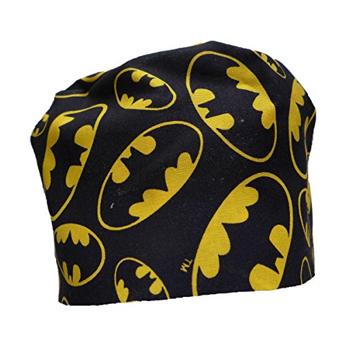 S1FM! Men's Scrub Cap, Batman, Handmade, Double Cotton