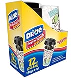 Dixie PerfecTouch Grab 'N Go, 12 Oz Cups & Lids Sets, 14 Count