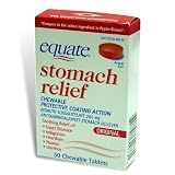 Equate - Stomach Relief Bismuth Subsalicylate 262 mg, 30 Chewable Tablets, Compare to Pepto-Bismol