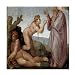 Creation of Eve By Michelangelo Tile Trivet