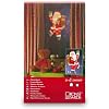 Konstsmide 2850-000 Fenstersilhouette Weihnachtsmann (20 klare Birnen, 230V, f�r innen)