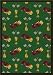 Start Your Engines Rug, Green, by Joy Carpets