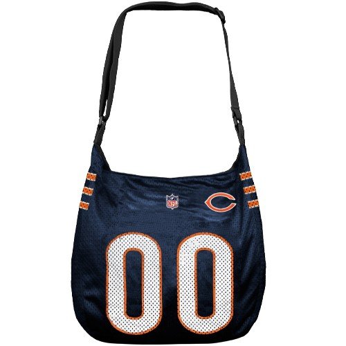 Chicago Bears Navy Blue Veteran Jersey Tote Bag-
