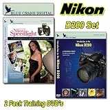 Nikon DVD D200 2 Pack with Speedlight Set Camera Training Video Guide by Blue Crane Digital