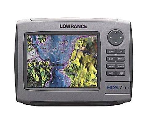 Lowrance Fischfinder/Multifunktions-GPS-Kartenplotter HDS-7m, grau