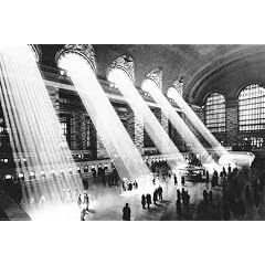 Empire 105837 New York - Grand Central Station schwarz wei� Poster - 91.5 x 61 cm
