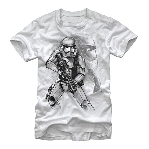 Star Wars First Order Stormtrooper Sketch Mens Graphic T Shirt