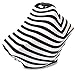 AmBaby Multi-Purpose Nursing Cover - Free Baby Teether Included (Black and White)