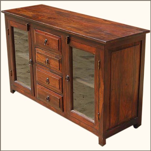 About prices of Sierra 4 Drawer Solid Wood Credenza Sideboard