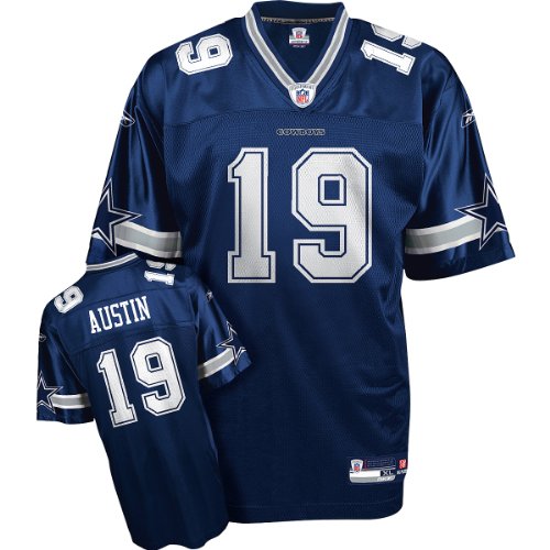 Dallas Cowboys Miles Austin Navy Replica Jersey MD