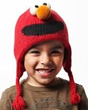 Sesame Street Elmo Kids Wool Pilot Hat with Ear Flaps
