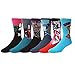 Zmart Men's Art Collection Casual Crew Trousers Socks Gift Box 6-PACK US 10-13