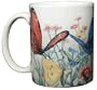 Butterfly Ceramic Coffee Mug or Tea Cup