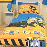 My First JCB Dig Single Panel Duvet Cover Set OFFICIAL