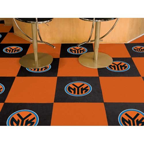 New York Knicks NBA Carpet Tiles (18x18" tiles)"