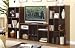 Entertainment Center Functional Shelf in Walnut Finish