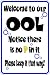 Welcome to Our Ool Notice There Is No P in It Swimming Pool Novelty 9