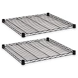 Alera SW582424BL Wire Shelving Extra Shelves, 24W x 24D, Black, Two Shelves Per Carton 51c6qb81DzL. SL160 Alera SW582424BL Wire Shelving Extra Shelves, 24W x 24D, Black, Two Shelves Per Carton