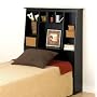 Black Prepac Tall Storage Headboard - Twin