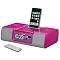 iHome Dual Alarm Clock Radio for iPhone/iPod with AM/FM Presets - Pink (iP9PR)