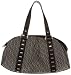 XOXO Bowler Style Studded Bag (Black), O/S, Black/White, 52961
