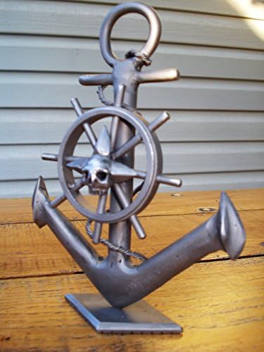 Assassin's Creed Edward Kenway Anchor Tattoo, Welded Metal Art Sculpture, Anniversary Gift, Collectible Action Figures, Game Figurine