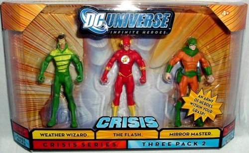  DC Universe Infinite Heroes 3-Pack:Weather Wizard, The Flash, Mirror Master