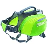 Outward Hound Kyjen  22004 DayPak Dog Backpack Adjustable Saddlebag Style Dog Accessory, Medium, Green