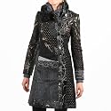 Desigual Jazz de Noche Mantel schwarz