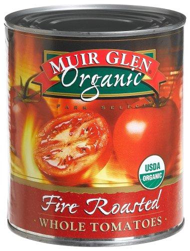 Muir Glen Organic Fire Roasted Whole Tomato, 28-Ounce Cans (Pack of 12) by Muir Glen