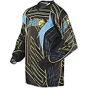 Answer Racing CYK Youth Boys A10 MotoX Motorcycle Jersey - Color: Black/Cyan, Size: X-Large