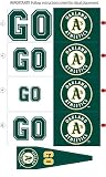 Oakland Athletics Animated 3-D Auto Spin-Flags