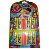 Bloonies Plastic Balloons Variety Pack, 8 Tubes of Assorted Colors