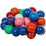 Delta Education Plastic Coated Magnetic Marble, 5/8" Diameter, Assorted Colors (Pack of 36)