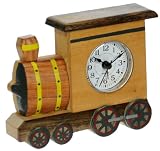 Animal Alarm Clock - Train. 14 Designs! Traditional Handmade Wooden Gifts