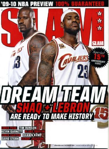 Slam December 2009 Shaquille O'Neal & LeBron James/Cleveland Cavaliers on Cover, NBA Preview, Len Bias Movie, High School Players - Brandon Knight & Myers Leonard & Kaneisha Horn & Cory Joseph & Perry Jones