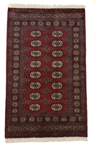 Luxurious Rectangle Bokhara Area Rug - Handmade Rug From 100% Hand Knotted Wool - Durable and Long Lasting - 3'x4.92'